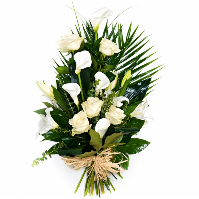 Modern Tied Sheaf - Modern tied sheaf in white shades.